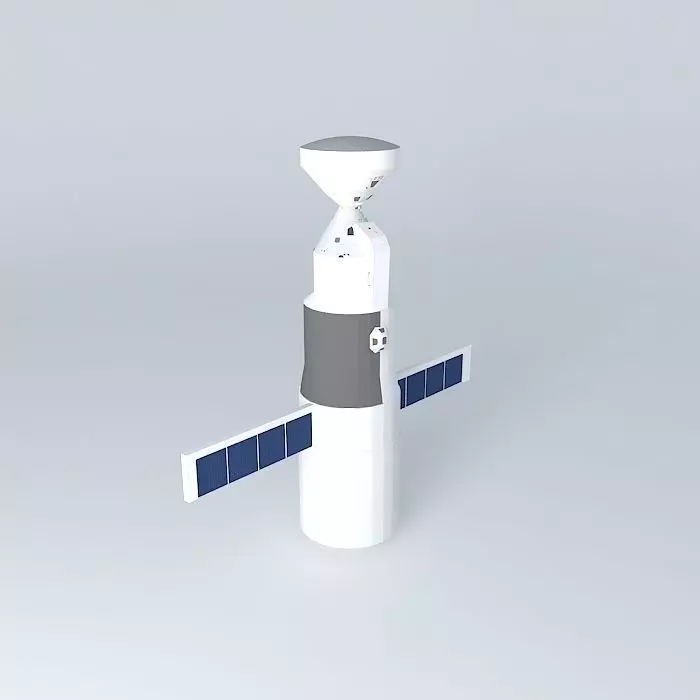 bn space station Free 3D model_0