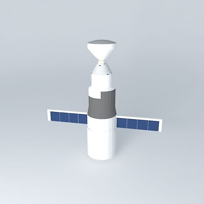 bn space station Free 3D model_1