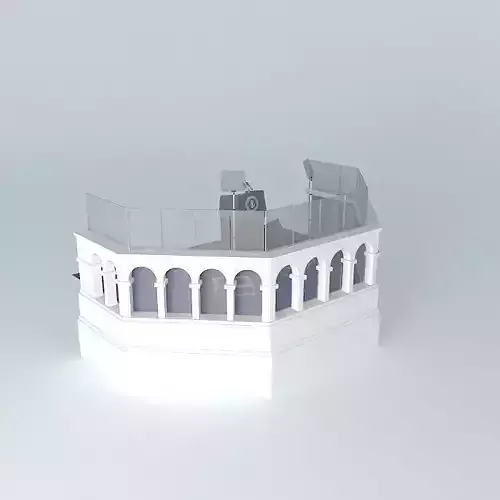 Presidential inauguration podium.