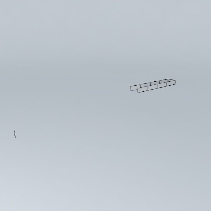 WTC Escalator railing Free 3D model_4