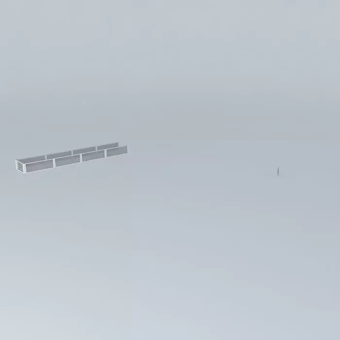 WTC Escalator railing Free 3D model_0