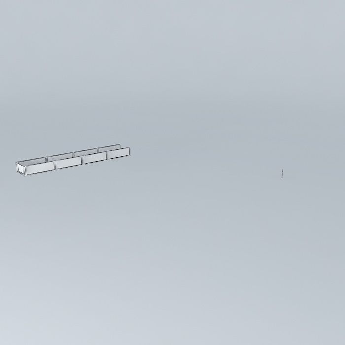 WTC Escalator railing Free 3D model_3