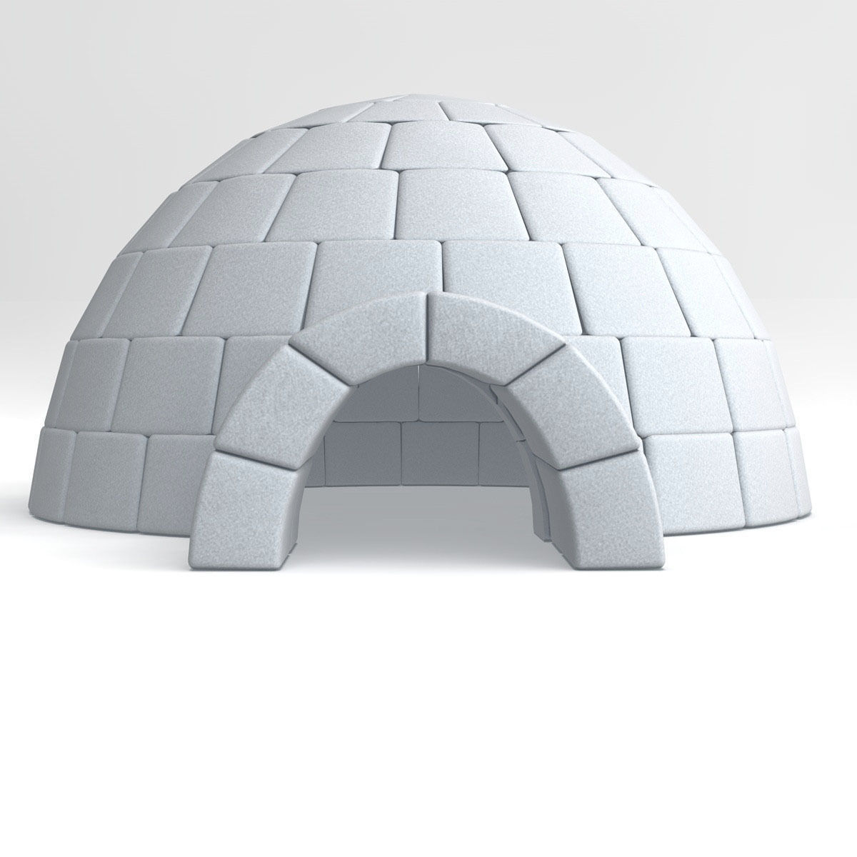 Igloo 3D model_3