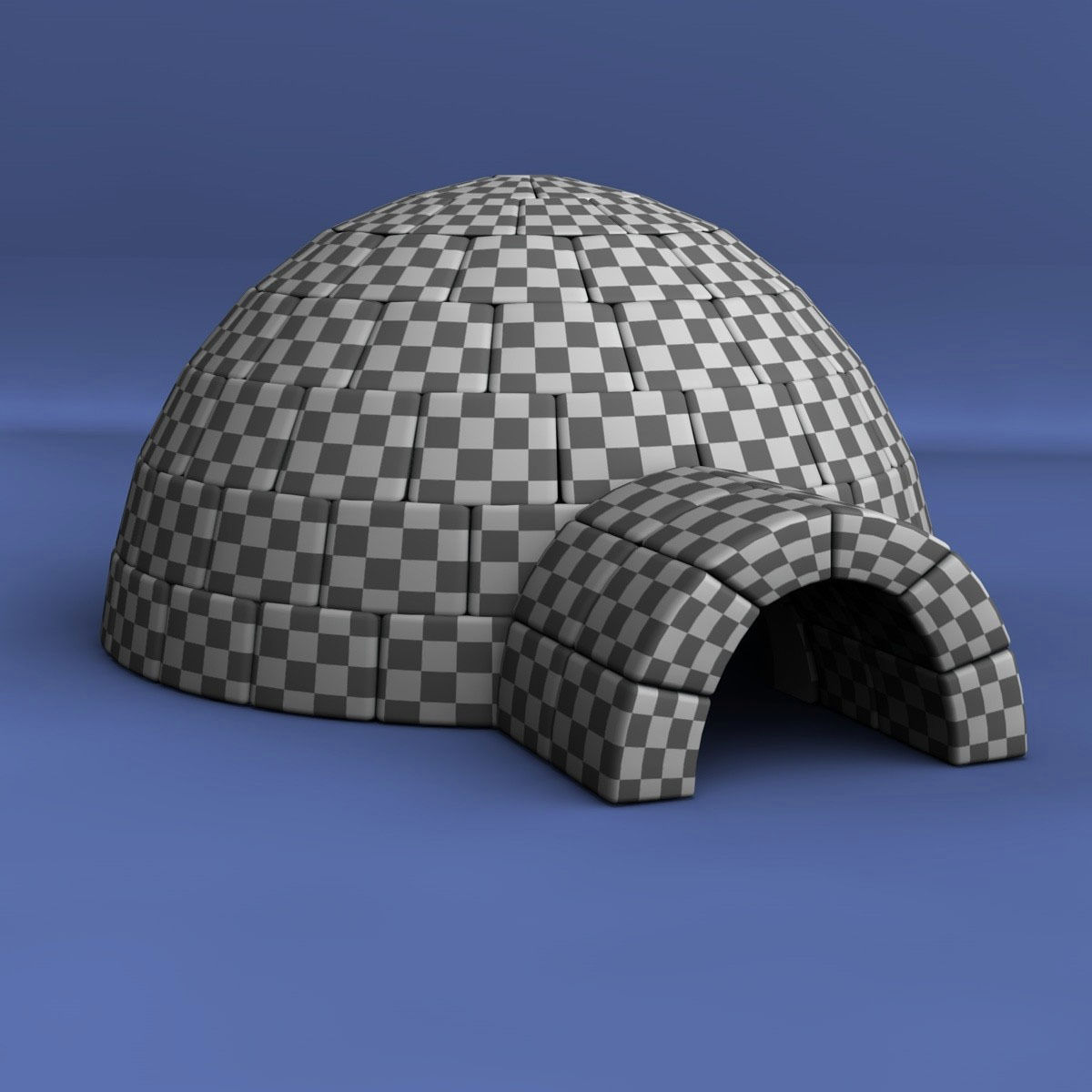 Igloo 3D model_7