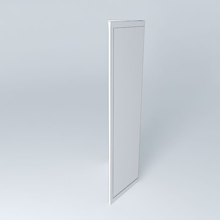 cab wooden door Free 3D model_3