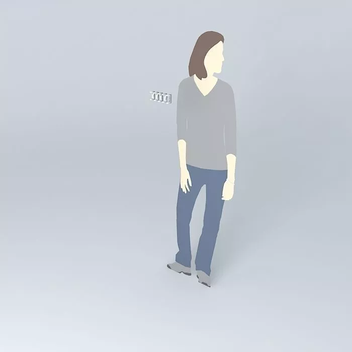 switch woman Free 3D model