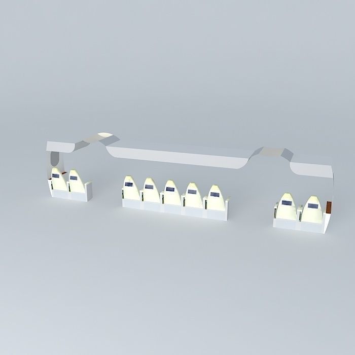 from group of people on bench Free 3D model_1
