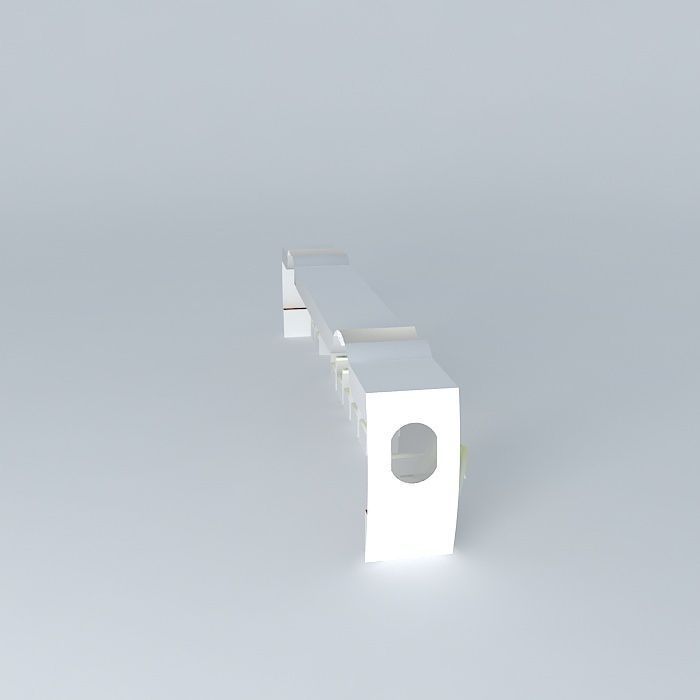 from group of people on bench Free 3D model_2