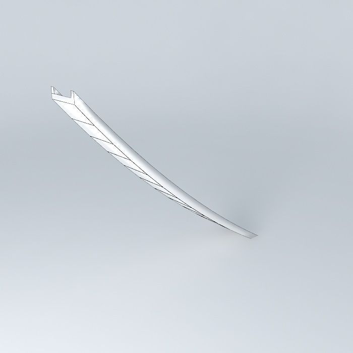 747 400 front engine emergency slide Free 3D model_3