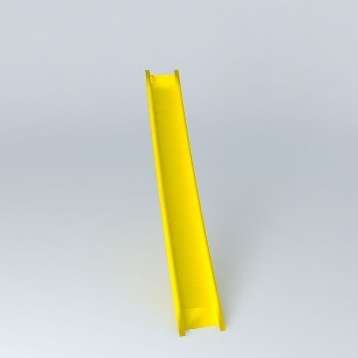 747 400 front engine emergency slide Free 3D model_2