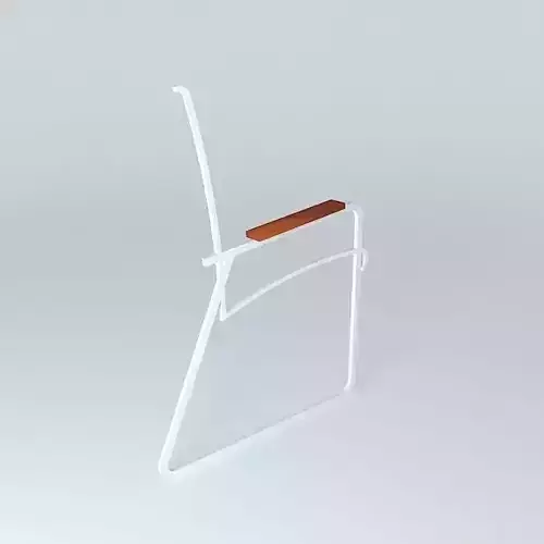 SR chair with wooden seat Free 3D model
