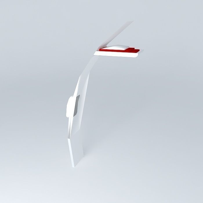 panel desk lamp Free 3D model_1