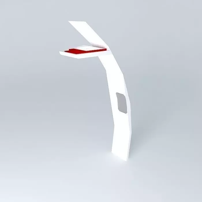 panel desk lamp Free 3D model_0