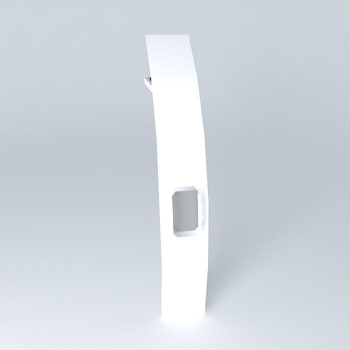 panel desk lamp Free 3D model_2