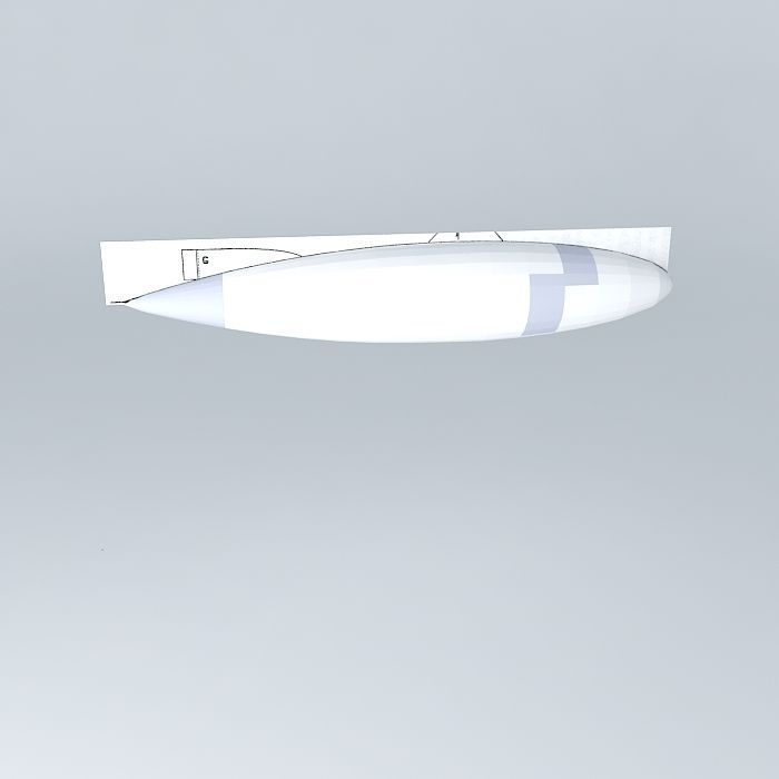 r 100 wall light with surface Free 3D model_2