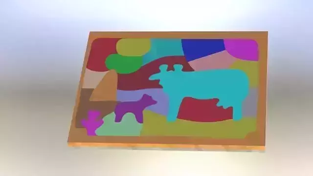  Cow puzzle