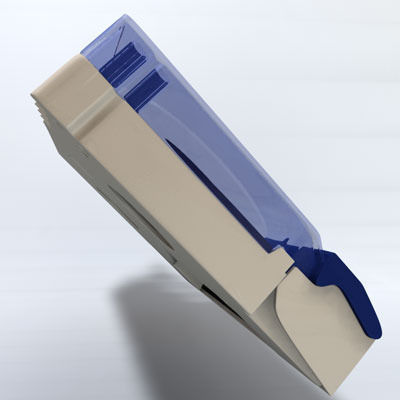 Mini DV Video Tape 3D model_4