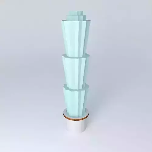 LAMP triangular tower