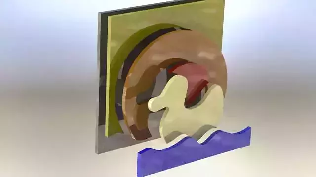 Duck asm Free 3D model