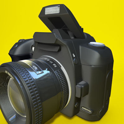 Canon EOS D60 3D model_9