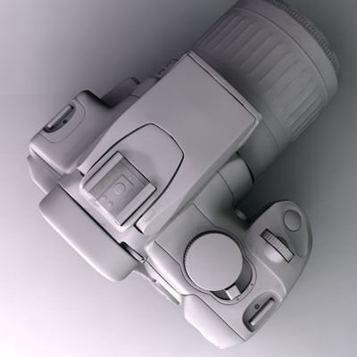 Canon EOS 350D Rebel XT 3D model_1