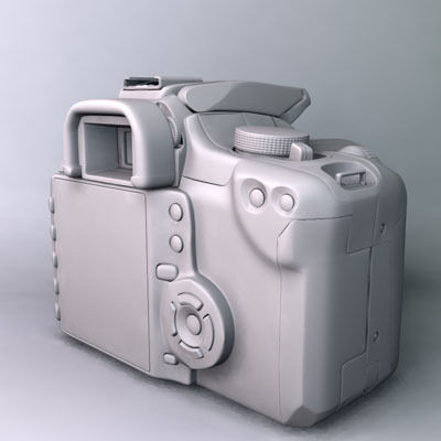 Canon EOS 350D Rebel XT 3D model_6