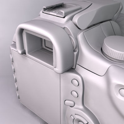 Canon EOS 350D Rebel XT 3D model_3