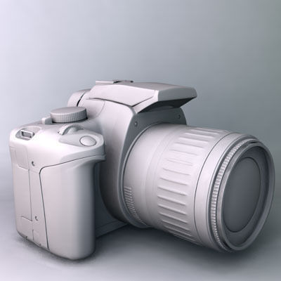 Canon EOS 350D Rebel XT 3D model_2