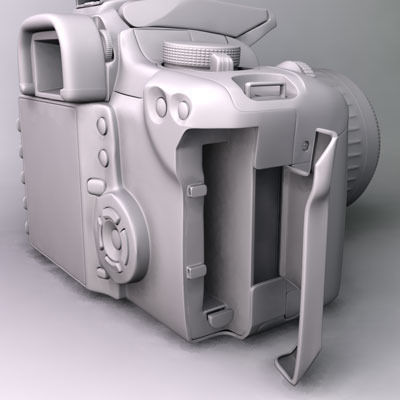 Canon EOS 350D Rebel XT 3D model_8