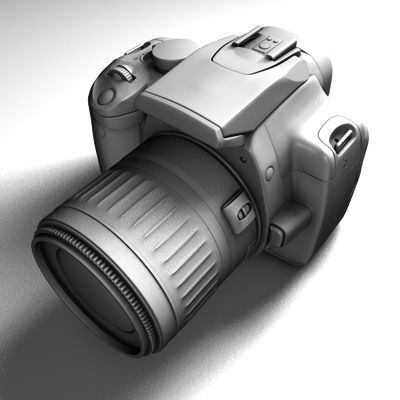 Canon 400D 3D model_8