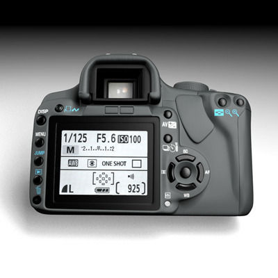 Canon 400D 3D model_3