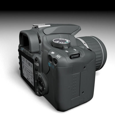 Canon 400D 3D model_5