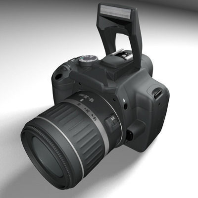Canon 400D 3D model_11