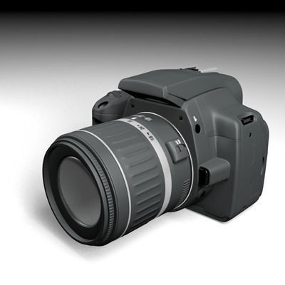 Canon 400D 3D model_1