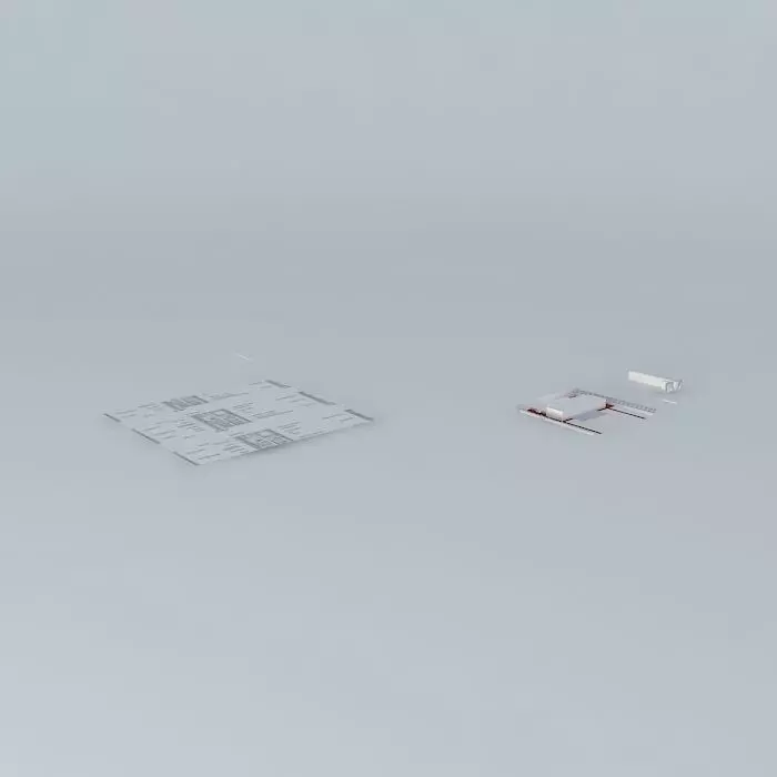 ff piece of metal on table Free 3D model_0