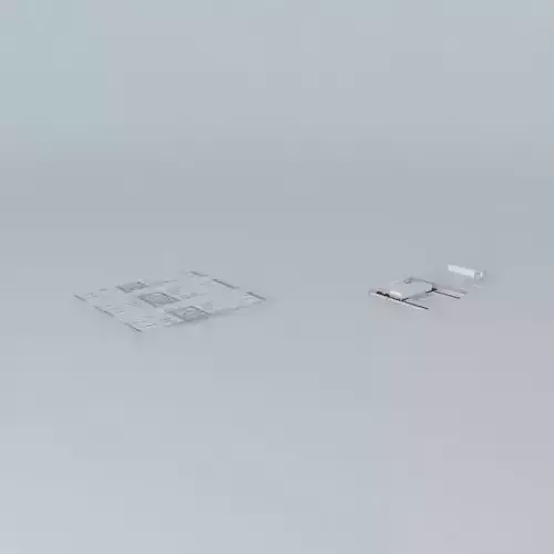 ff piece of metal on table