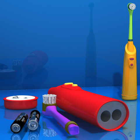 Electrical Toothbrush 3D model_1