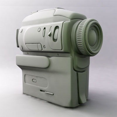 Sony Camcorder 3D model_1