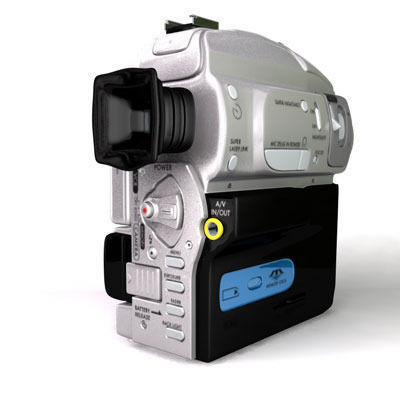 Sony Camcorder 3D model_2