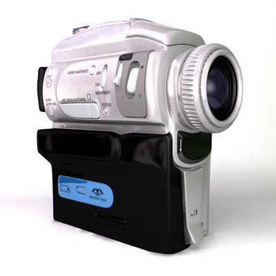 Sony Camcorder 3D model_5
