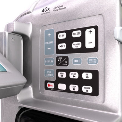 Sony Camcorder 3D model_8