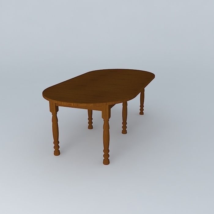 Dining table of Mary Free 3D model_1