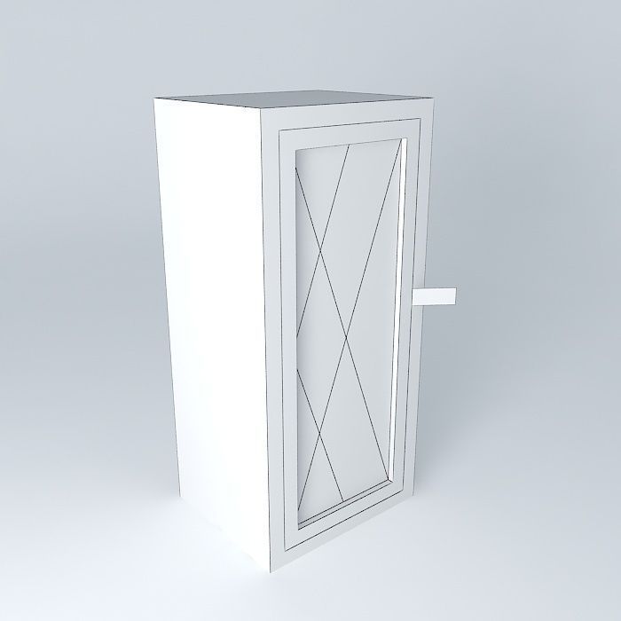 wrt fire extinguisher cabinet Free 3D model_3