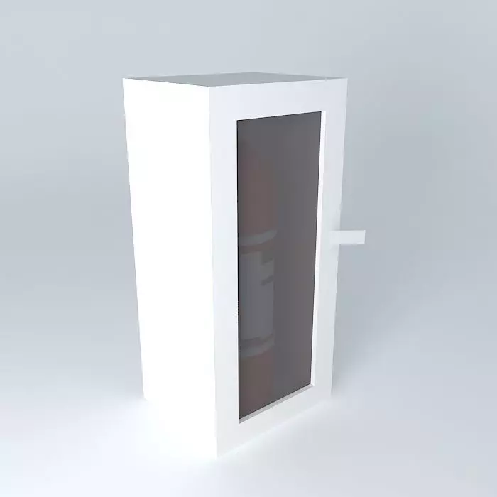 wrt fire extinguisher cabinet Free 3D model_0