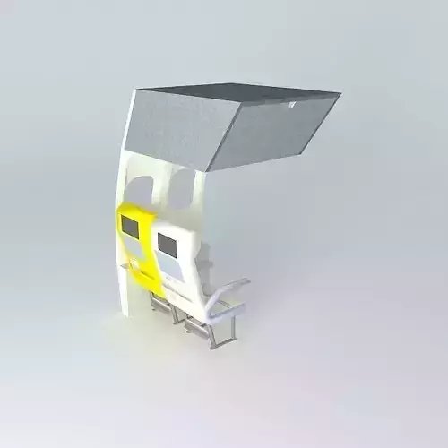 Alliance Airlines economy class seats Free 3D model