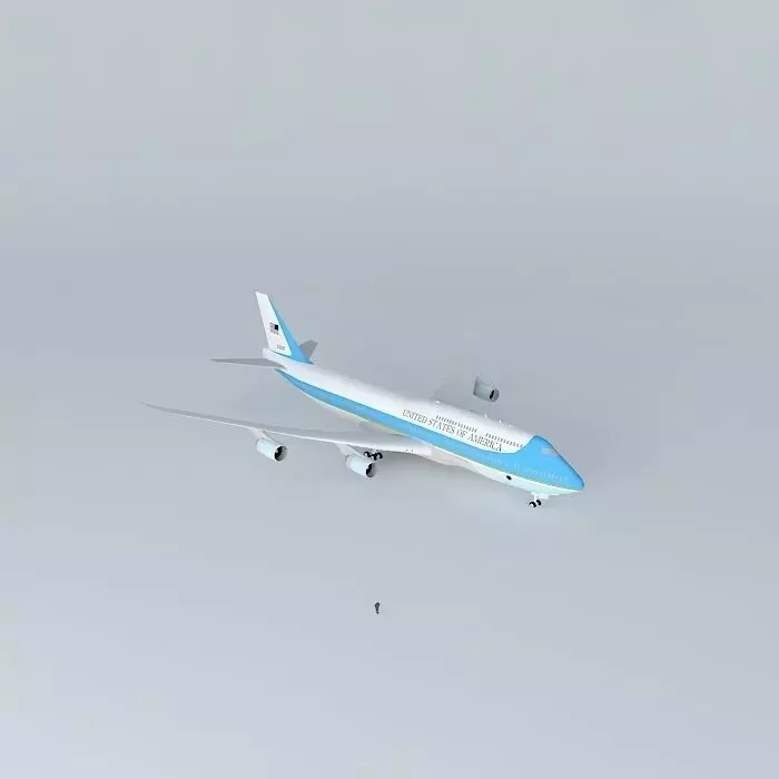 Air Force One SAM 30000 747-8 Free 3D model