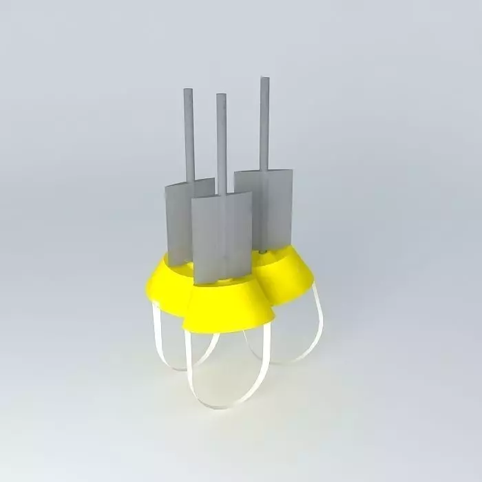 Three emergency oxygen masks Free 3D model
