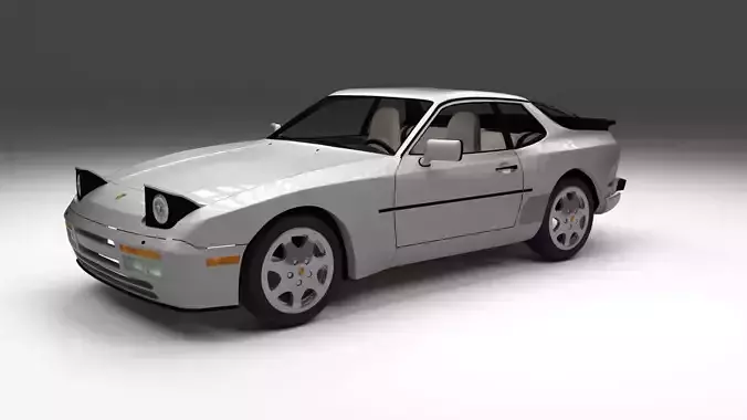 Porsche 944 S2 with interior