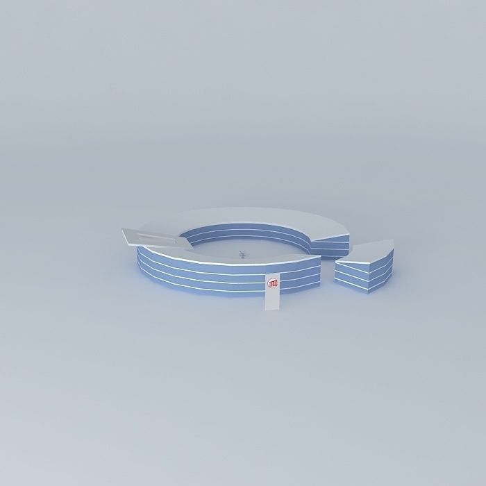 Large Hadron Collider Hendricopolis Free 3D model_2