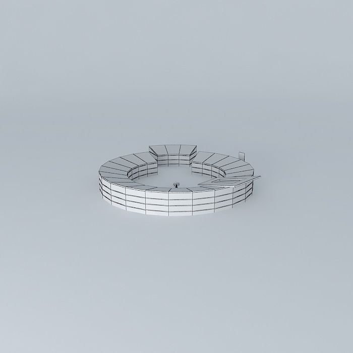 Large Hadron Collider Hendricopolis Free 3D model_3